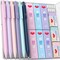 6PCS 0.5mm Mechanical Pencils Set with Case, Cute Pastel Mechanical Pencil with 360PCS HB Lead Refills, 3 Erasers, Aesthetic Back to School Supplies for Student Writing Drawing Sketching